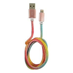 LC-Power LC-C-USB-LIGHTNING-1M-3 kabel Lightning Wielobarwny