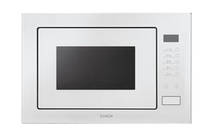 Candy MICG25GDFW Weiße Mikrowelle mit Grillfunktion, Einbaugerät, 25 l, 900 W