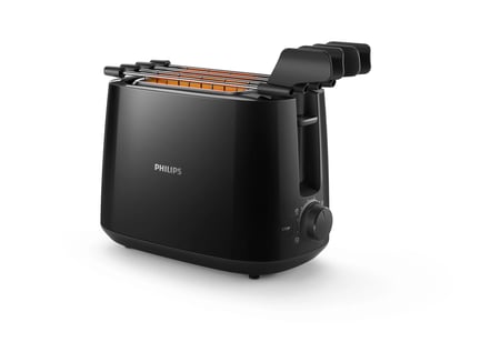 Philips Daily Collection HD2583/90 toster 8 8 kaw. 600 W Czarny