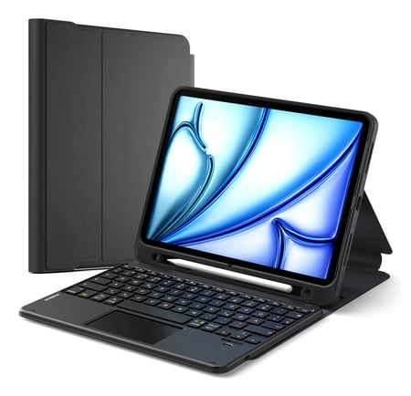 Inateck KB002_BLACK klawiatura do urządzeń mobilnych QWERTZ Bluetooth Czarny