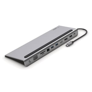 Belkin INC004BTSGY Wired USB 3.2 Gen 1 (3.1 Gen 1) Type-C Docking Station, Black, Gray