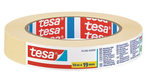 TESA 05286-00000-03 Maskeringstape 50 m Maskeringstape för allmänt bruk Lämplig för inomhusbruk Beige