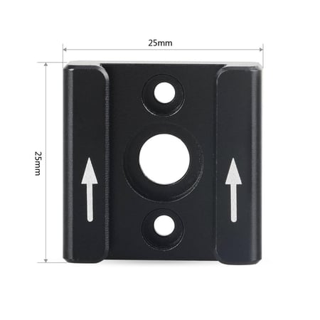 SmallRig 1241 zestaw montażowy Czarny Aluminium