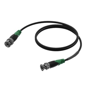 PROCAB CLV156/10 kabel koncentryczny BNC 10 m Czarny, Zielony