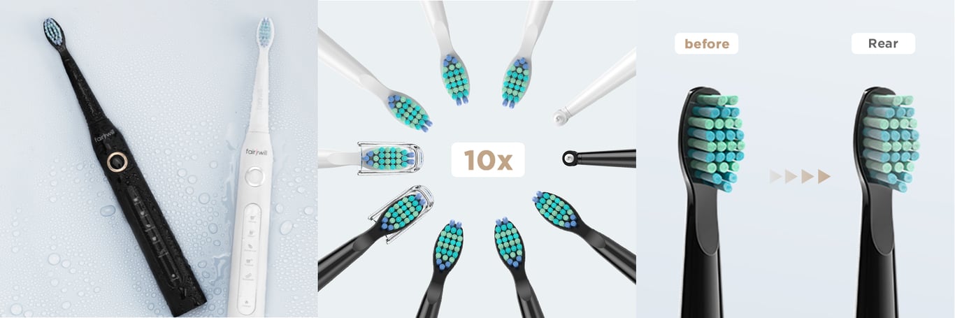 фото Електрична зубна щітка Fairywill D7 White (PRFW-507-WHITE)