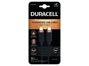 Duracell USB7030A USB-Kabel, schwarz