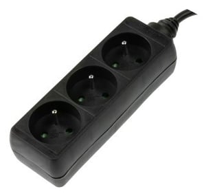 Hama 44223703 Steckdosenleiste 1,5 m, 3 x Netzsteckdose, für den Innenbereich, schwarz