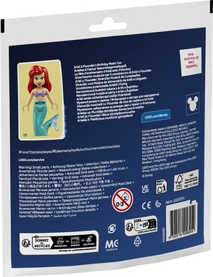 LEGO Disney Princess Urodzinowa potańcówka Arielki i Florka