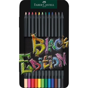 Faber-Castell 116413 ołówek kolorowy Beżowy, Czarny, Niebieski, Brązowy, Zielony, Szary, Jasny Niebieski, Jasnozielony, Pomarańczowy, Różowy, Czerwony, Żółty 12 szt.