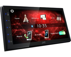 JVC KW-M27DBT radio samochodowe Czarny 180 W Bluetooth