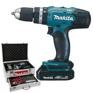 Makita AKUM. WIERTARKO-WKRĘTARKA UDAROWA 18 V (W WALIZCE Z AKCESORIAMI) DHP453SYEX