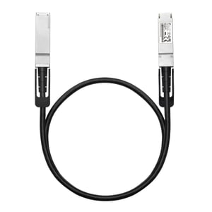 TP-Link Omada SM9220-1M InfiniBand / QSFP28 Twinax Fiber Optic Cable, Black