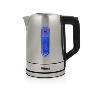 Tristar WK-1344 Wasserkocher 1,7 l 2200 W Schwarz, Silber