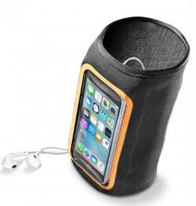 Cellularline ARMBANDFLEXSUMK Cell Phone Case 13.2 cm (5.2") Armband Case Black