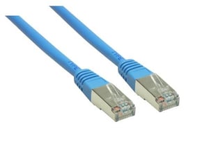 Alcasa 1m Cat6 S/FTP kabel sieciowy Niebieski S/FTP (S-STP)