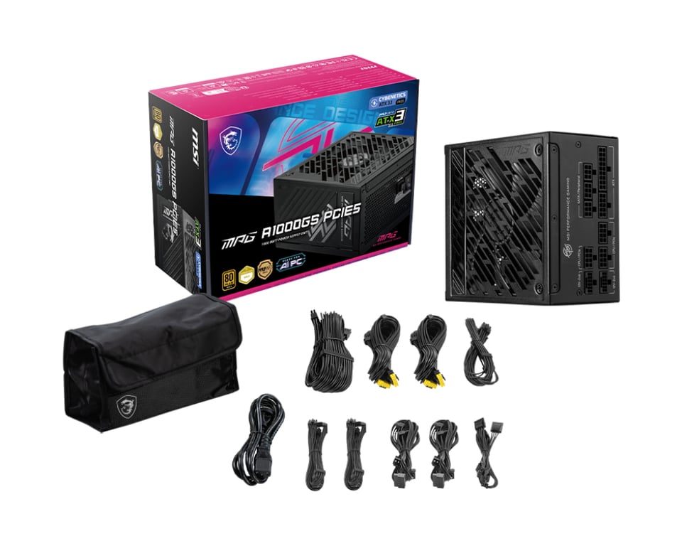 фото Блок живлення MSI MPG A1000GS PCIE5
