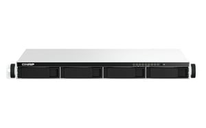 QNAP TS-464eU NAS Rack (1U) Intel® Celeron® N5095 8 GB DDR4 0 TB QNAP Turbo System Aluminum, Black