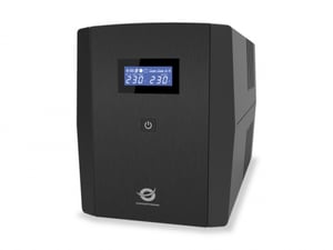 Conceptronic ZEUS04E USV-Anlage, Line-Interactive-Technologie, 2,2 kVA, 1320 W, 6 x Netzsteckdose