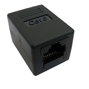 VALUE RJ-45 modulär koppling, Cat.6, oskärmad, svart