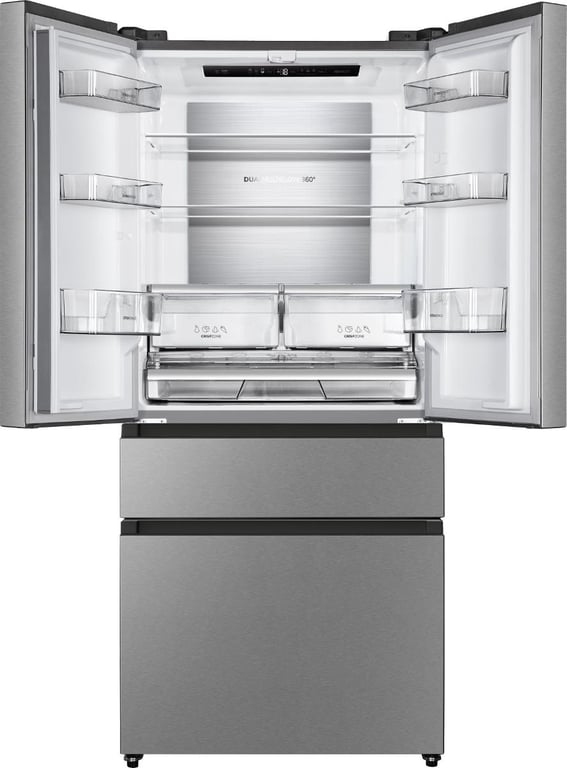 Gorenje NRM8181UX chłodziarko-zamrażarka otwierana obustronnie Wolnostojący 480 l Szary