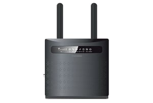 Thomson TH4G 300 Fast Ethernet Wireless Router, Single Band (2.4 GHz), 4G, Black