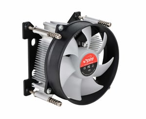 Spire QuadroFlow RGB Procesor Wentylator 9 cm Czarny, Srebrny 1 szt.