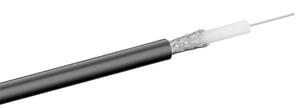 Goobay 50093 kabel koncentryczny RG-58 100 m Czarny