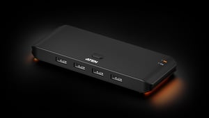 ATEN US4224-AT USB 2.0 Type-A Hubs and Concentrators, 480 Mbit/s, Black