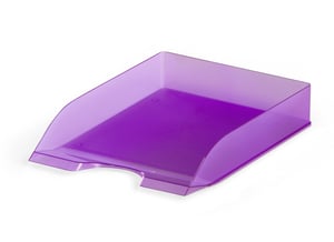 Durable 1701673992 półka na dokumenty Fioletowy, Przezroczysty
