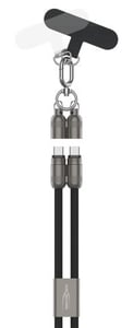 Ansmann 1700-0190 USB Cable, 1.2 m, USB-C, Black