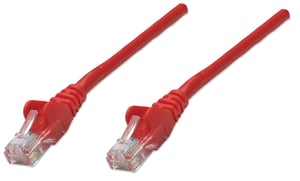 Intellinet Cat5e UTP kabel sieciowy Czerwony 0,5 m U/UTP (UTP)