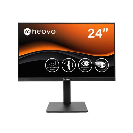 AG Neovo LH2404 monitor komputerowy 60,5 cm (23.8") 1920 x 1080 px Full HD LCD Czarny