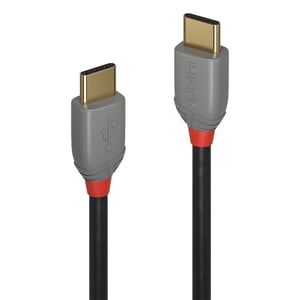 Lindy 36872 kabel USB USB 2.0 2 m USB C 0,48 Gbit/s Czarny, Szary