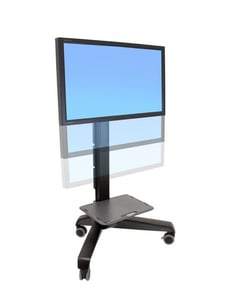 Ergotron Neo-Flex Mobile MediaCenter UHD Schwarz Flaches Panel Multimedia-Karte