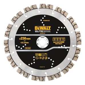 DeWALT DT20462-QZ Diamantsägeblatt 23 cm Diamantsägeblatt für Segmentkanten