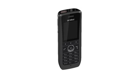 Mitel 5614 Telefon w systemie DECT Nazwa i identyfikacja dzwoniącego Czarny