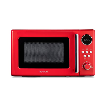 MEDION MD 15000 Czerwony Mikrofalówka Solo Blat 20 l 800 W