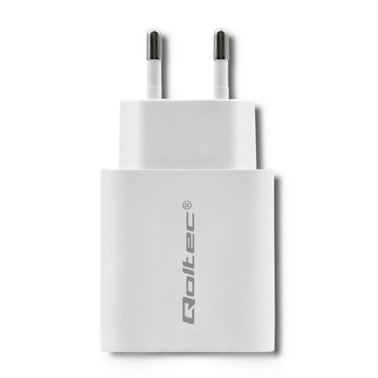 Qoltec 51714 adapter zasilający/ inwentor Wewnętrzna 18 W Biały
