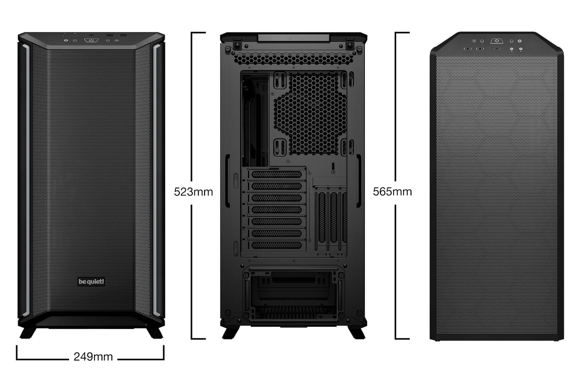 be quiet! Dark Base 701 Black Midi Tower Czarny