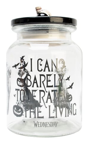 Thumbs Up WD719410 Round Clear Glass Jar