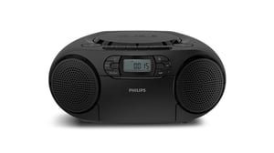 Philips TAZ2200/10 CD-Player, schwarz, tragbarer CD-Player