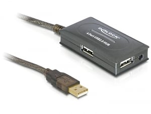 DeLOCK 82748 Hubs und Konzentratoren 480 Mbit/s Schwarz