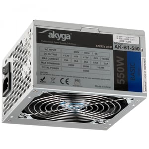 Akyga AK-B1-550 moduł zasilaczy 550 W 20+4 pin ATX ATX Szary