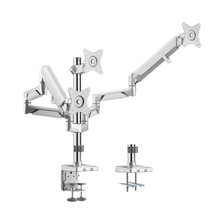 LogiLink BP0090 Monitor Mount / Stand, 68.6 cm (27"), Desk, Silver