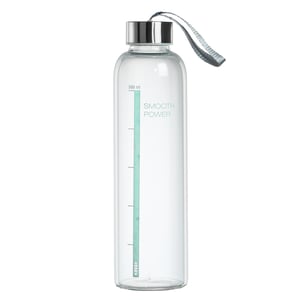 Hama 00181596 Water Bottle, Everyday Use, 500 ml, Glass, Silicone, Clear