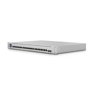 Ubiquiti USW-ENTERPRISE-24-POE nätverksswitch, hanterad L3 Gigabit Ethernet (10/100/1000), stöd för PoE, silver