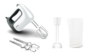 Tefal Prep'Mix+ HT4611 Handmixer 500 W Weiß