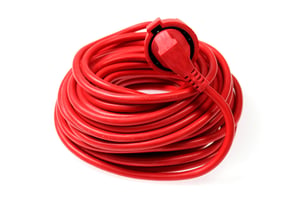 AS Schwabe Extension cables for indoor use, red rozgałęziacz 25 m 1 x gniazdo sieciowe Wewnętrzna Czerwony