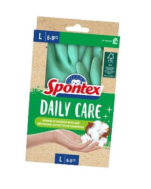 Spontex Daily Care Lateks Zielony Damski L