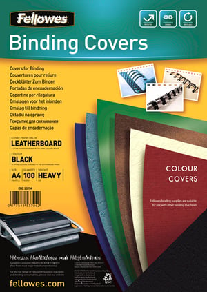 Fellowes Delta A4 Black Paper, 100 sheets